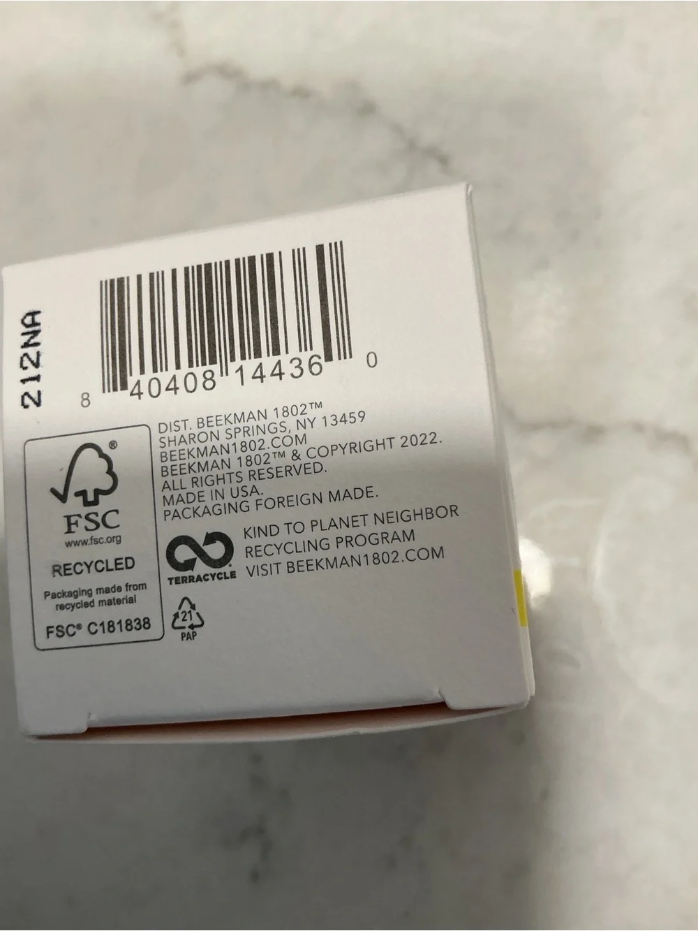 Beekman 1802 Dream Booster Bakuchiol Serum - White & Yellow